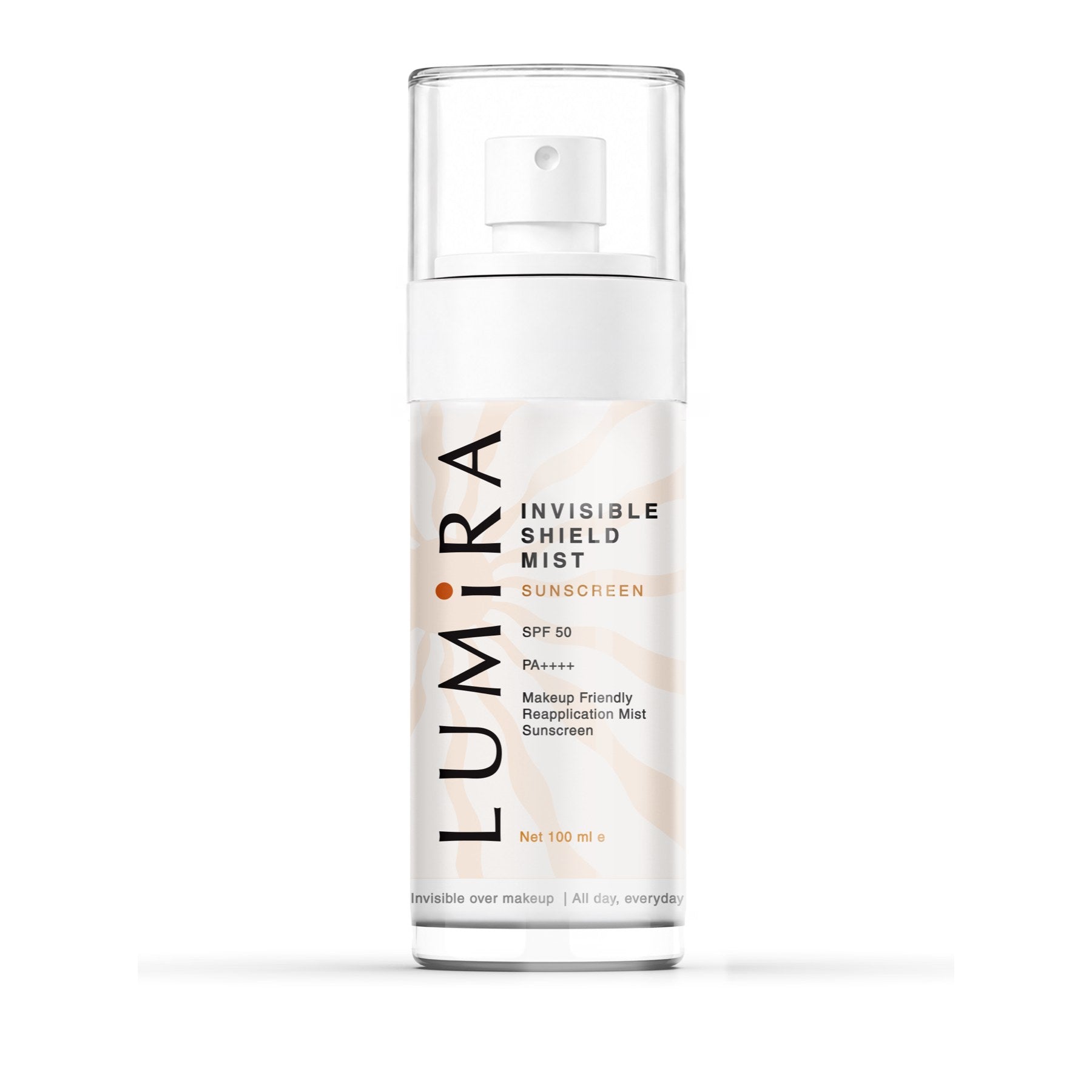 Lumira Invisible Shield Mist SPF 50 — the pack