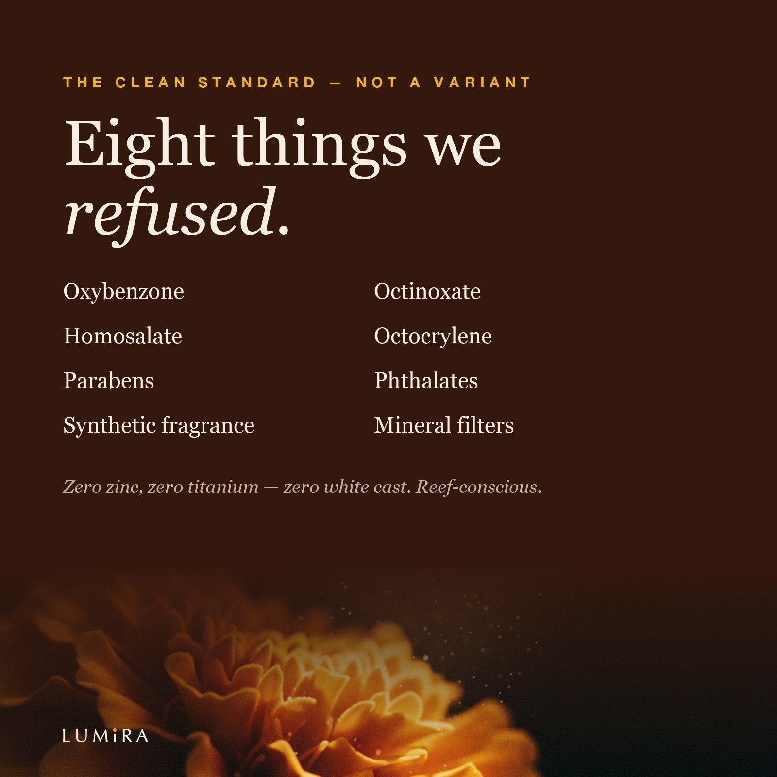 Eight things we refused