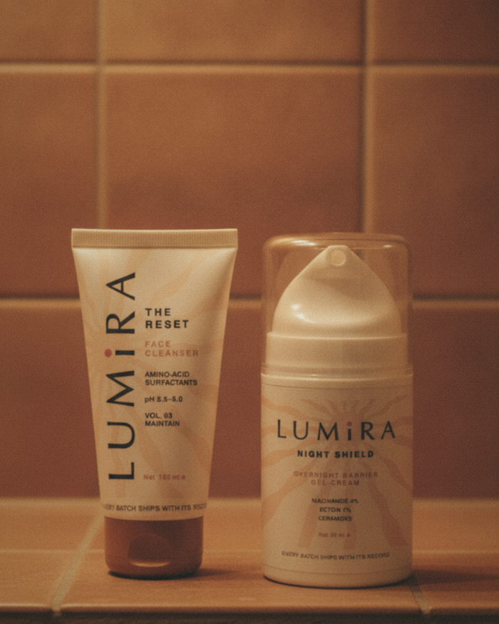Lumira The Night Routine — The Reset + Night Shield