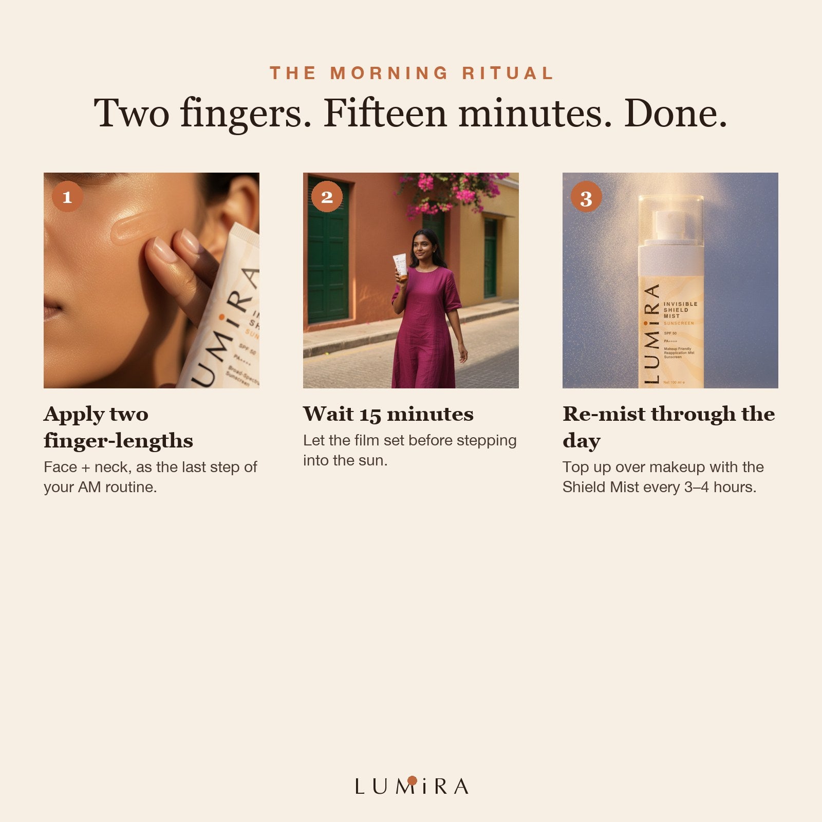 How to use — the morning ritual